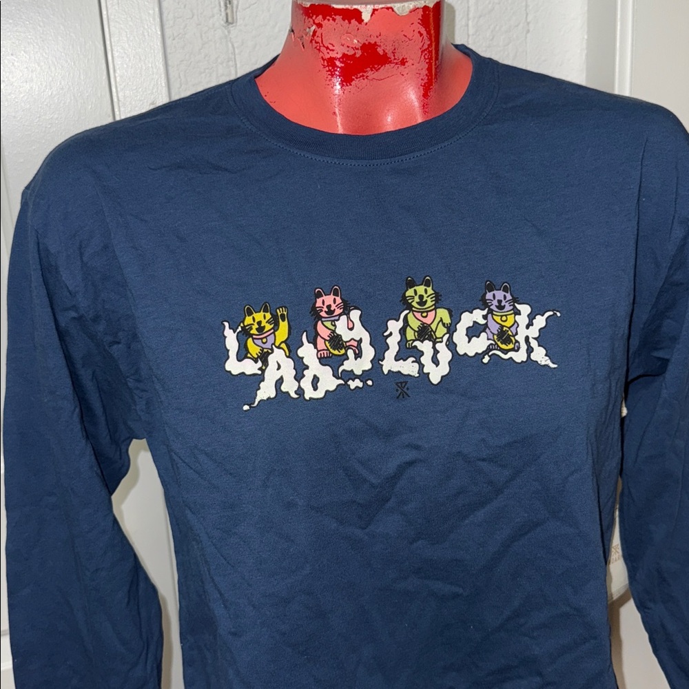 NWT Roark Lady Luck Long Sleeve Tee shirt top blouse - Picture 3 of 7